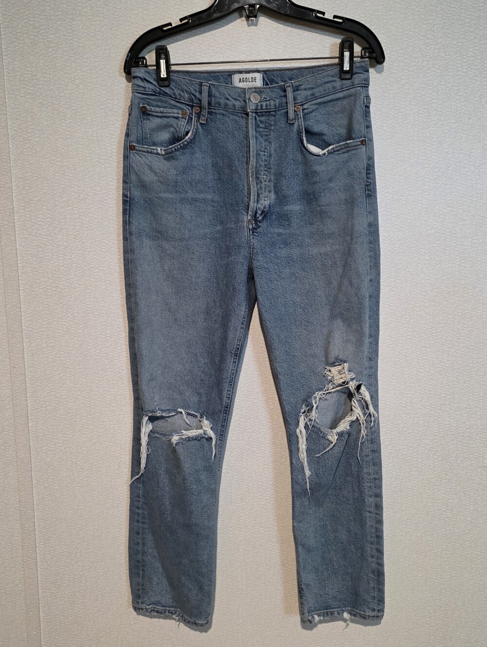 Agolde Riley High Rise Straight Jeans Size 28